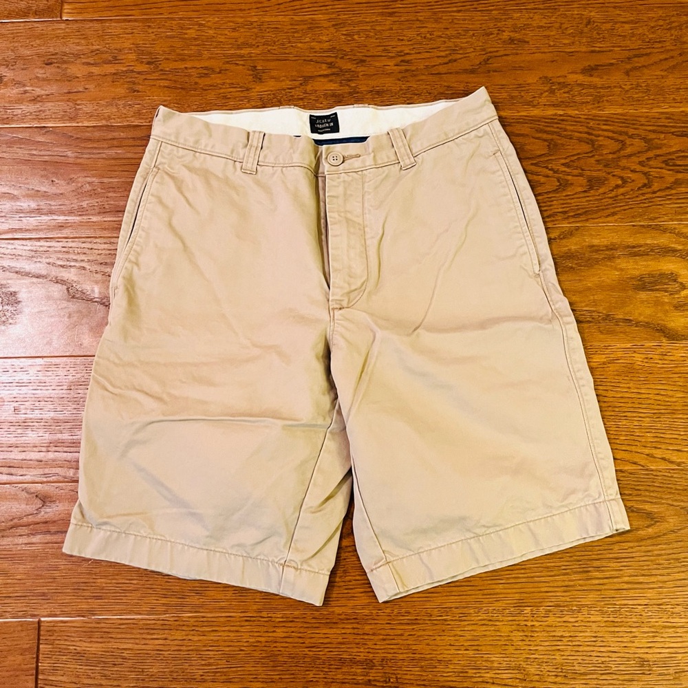 J. Crew Men's Broken In‎ chino Flat Front Shorts